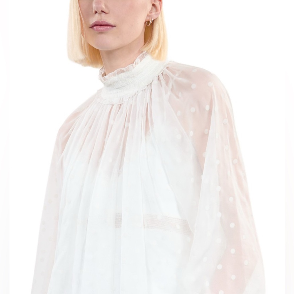 THE KOOPLES - Two Piece Dot Blouse - NEW